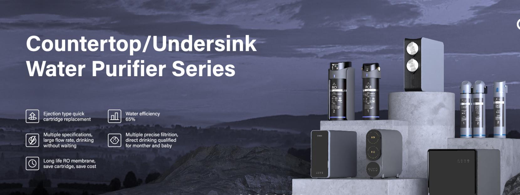 S&eacute;rie de purificador de &aacute;gua